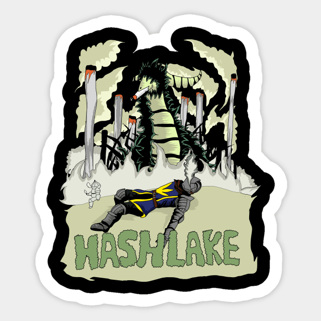 HASH LAKE Sticker by GurrenSwagann